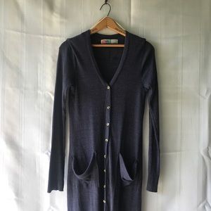 Free People Beach Wear Long Cardigan